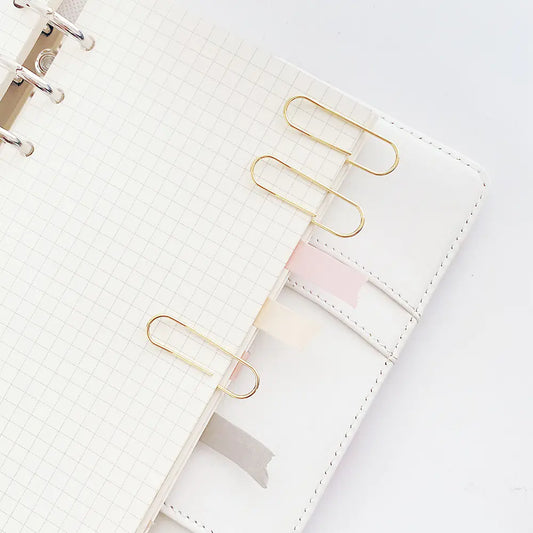 Gold Deluxe Paper Clips - Bulk Artistic Design