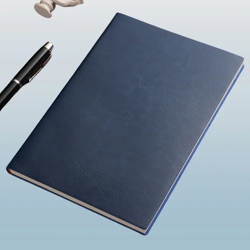 Stylish A5 Leather Business Notebook for Office & Study