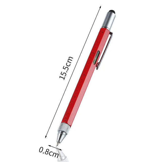 Multifunctional Metal Pen with Touchscreen and Tools